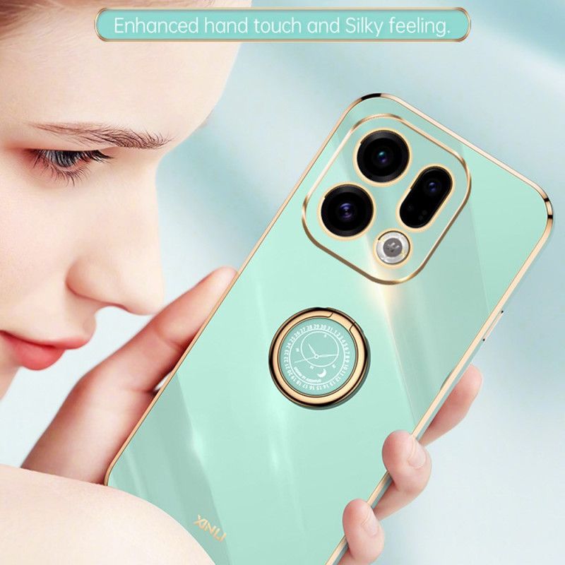 Coque Oppo Find X9 5G Anneau-Support XINLI