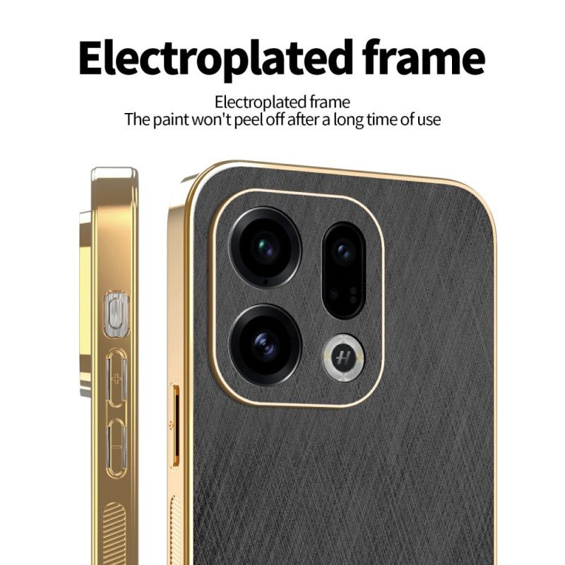 Coque Oppo Find X9 5G Effet Cuir KADEM