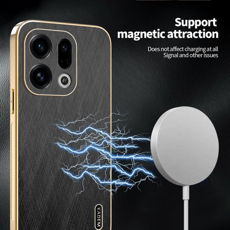 Coque Oppo Find X9 5G Effet Cuir KADEM