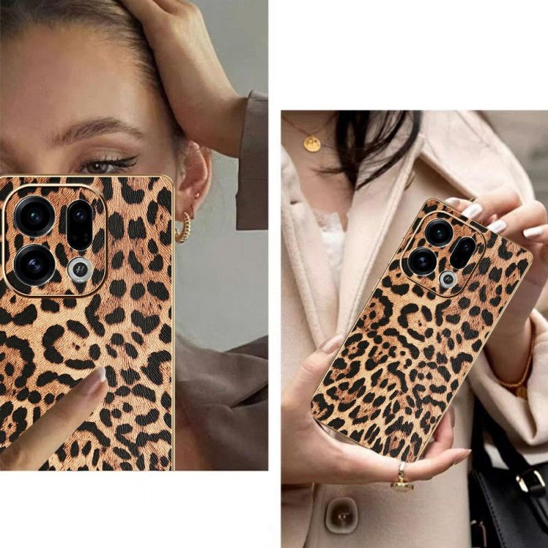 Coque Oppo Find X9 5G Léopard