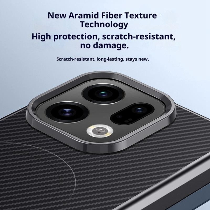 Coque Oppo Find X9 Pro 5G MagSafe Fibre Carbone