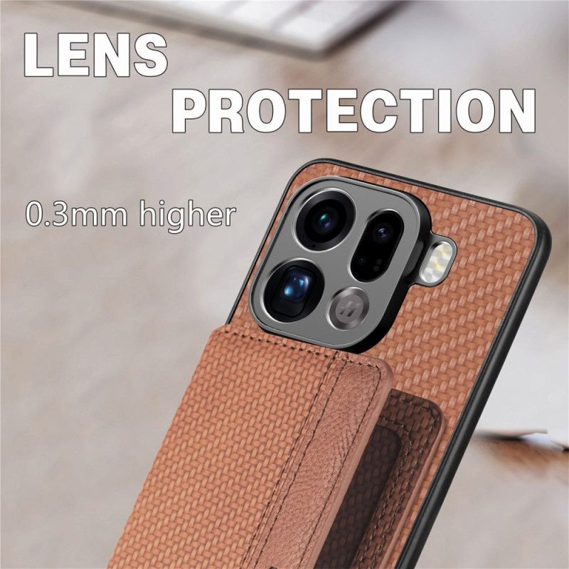 Coque Oppo Find X9 Pro 5G Porte-Cartes et Protection RFID