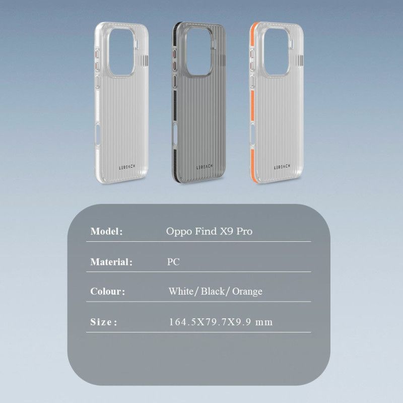 Coque Oppo Find X9 Pro 5G TOC Series LEREACH