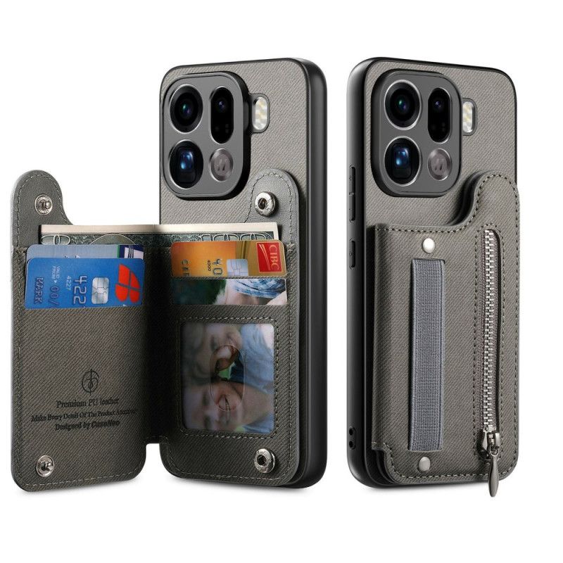 Coque Oppo Find X9 Pro Portefeuille RFID