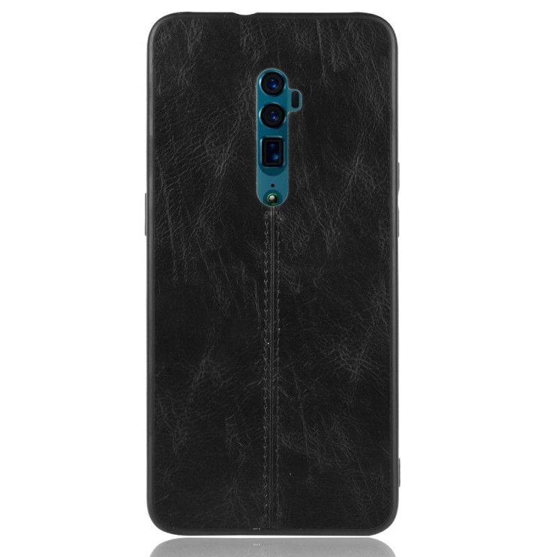 Coque Oppo Reno 10x Zoom Style Cuir Coutures