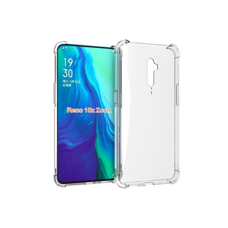 Coque Oppo Reno 10x Zoom Transparente Coins Renforcés