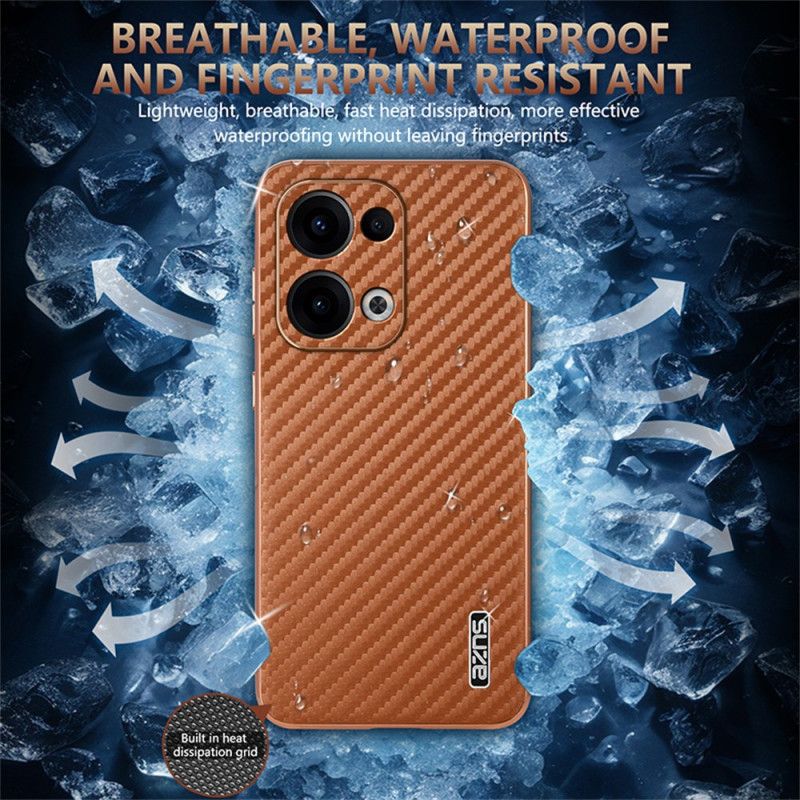 Coque Oppo Reno 13 5G Fibre Carbone Brossée AZNS