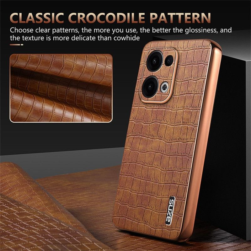 Coque Oppo Reno 13 5G Style Crocodile AZNS
