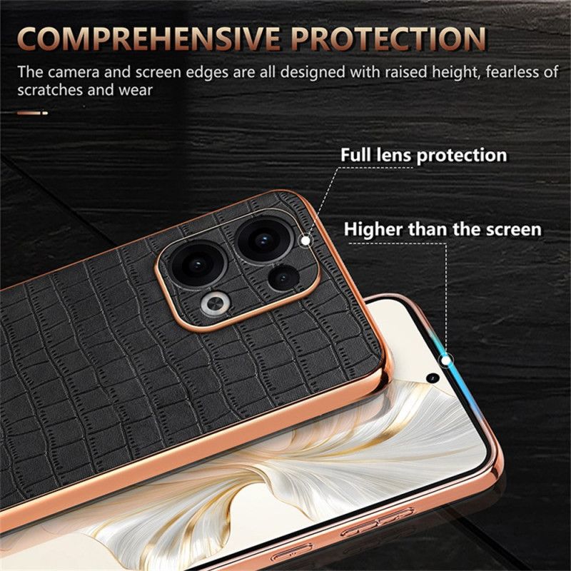 Coque Oppo Reno 13 5G Style Crocodile AZNS