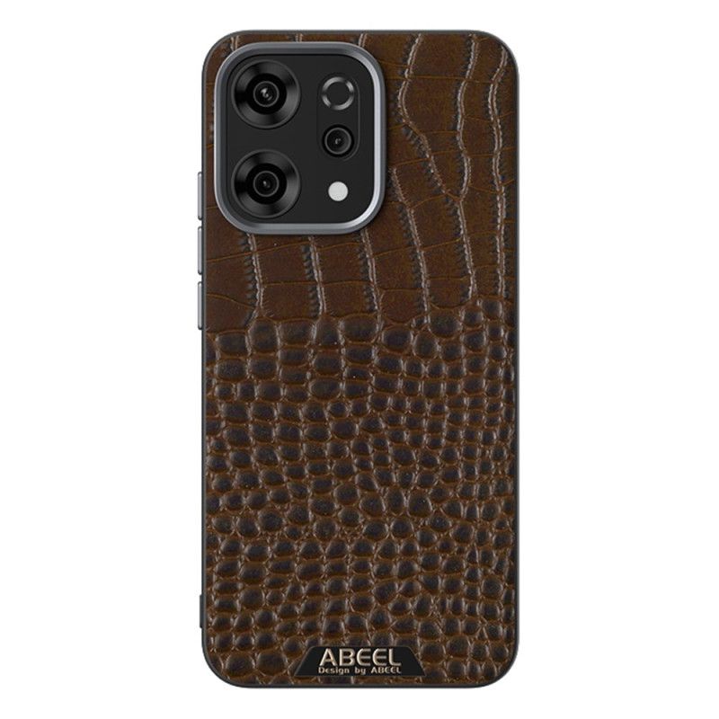Coque Oppo Reno 14 Pro 5G Compatible MagSafe Texture Crocodile