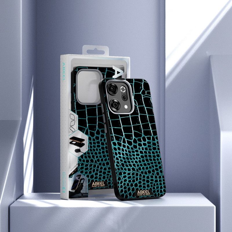 Coque Oppo Reno 14 Pro 5G Compatible MagSafe Texture Crocodile