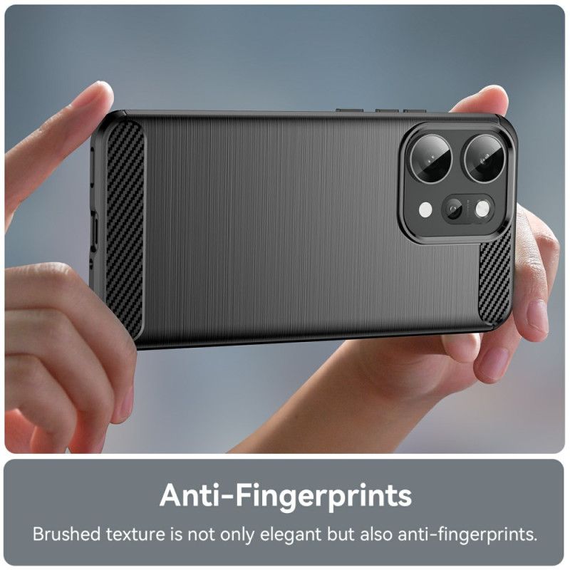 Coque Oppo Reno 14 Pro 5G Fibre Carbone Brossée