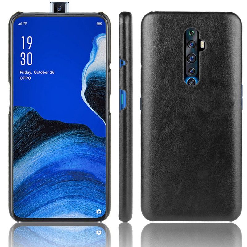 Coque Oppo Reno 2z Effet Cuir Litchi