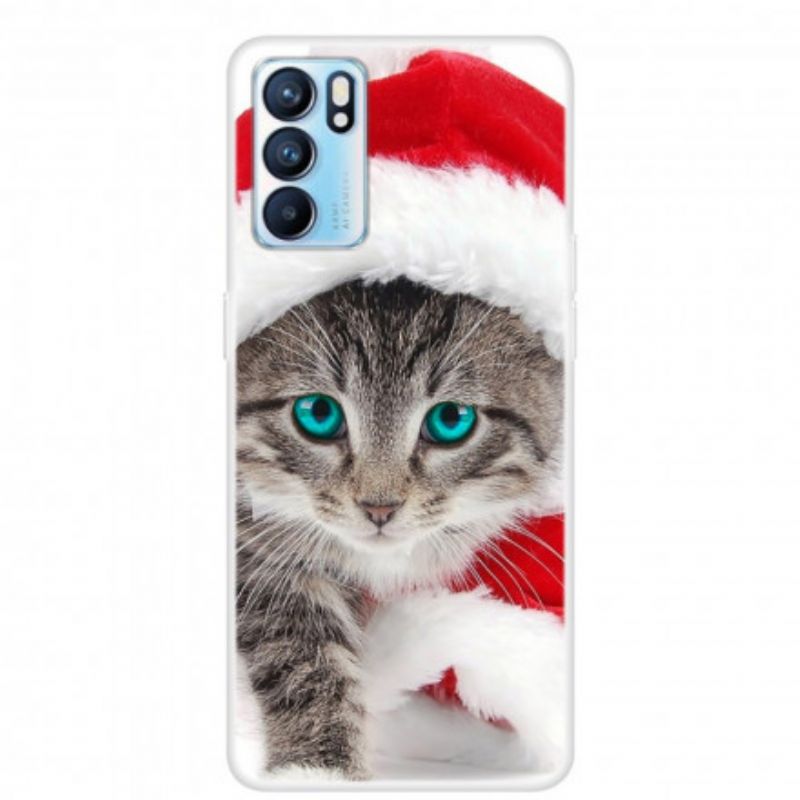 Coque Oppo Reno 6 5G Chat De Noël