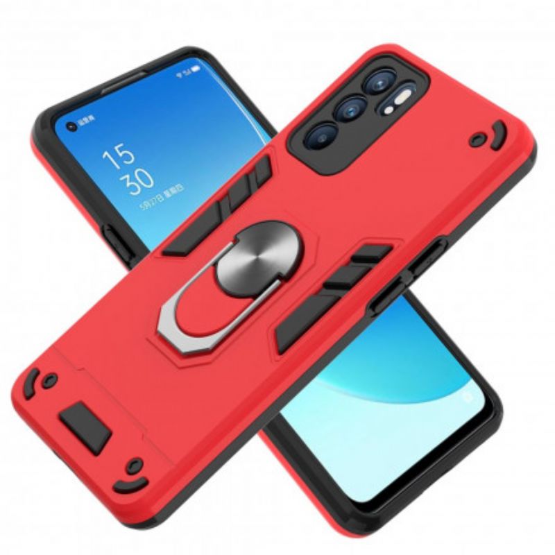 Coque Oppo Reno 6 5G Détachable Anneau-support