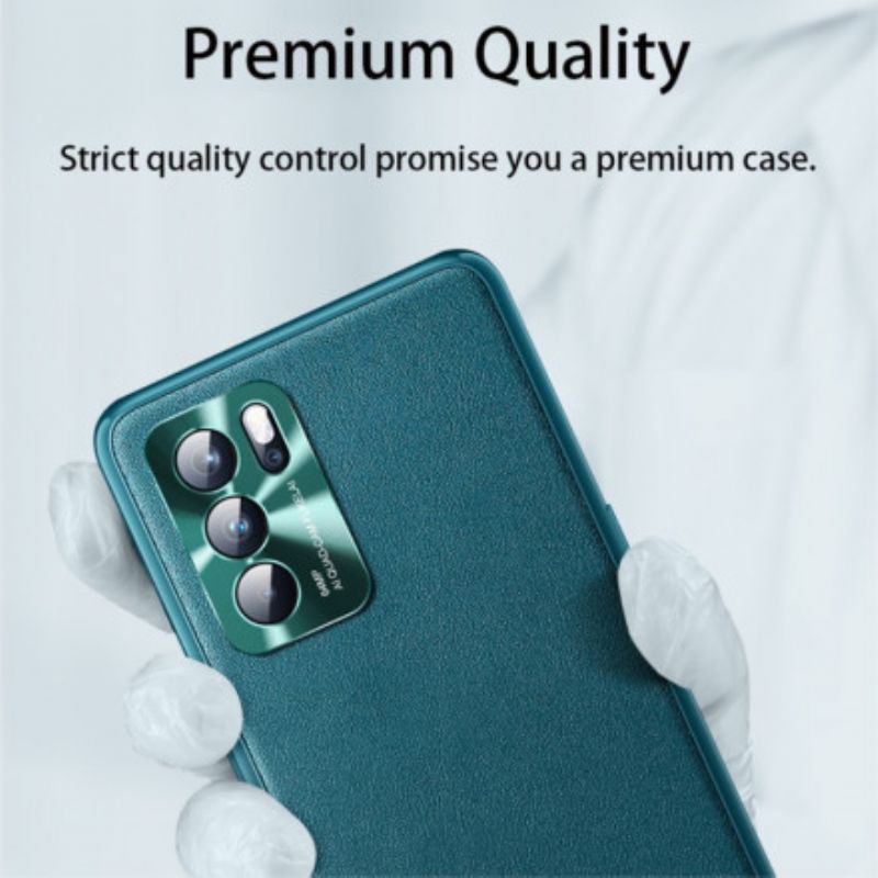 Coque Oppo Reno 6 5G Effet Cuir Prestige