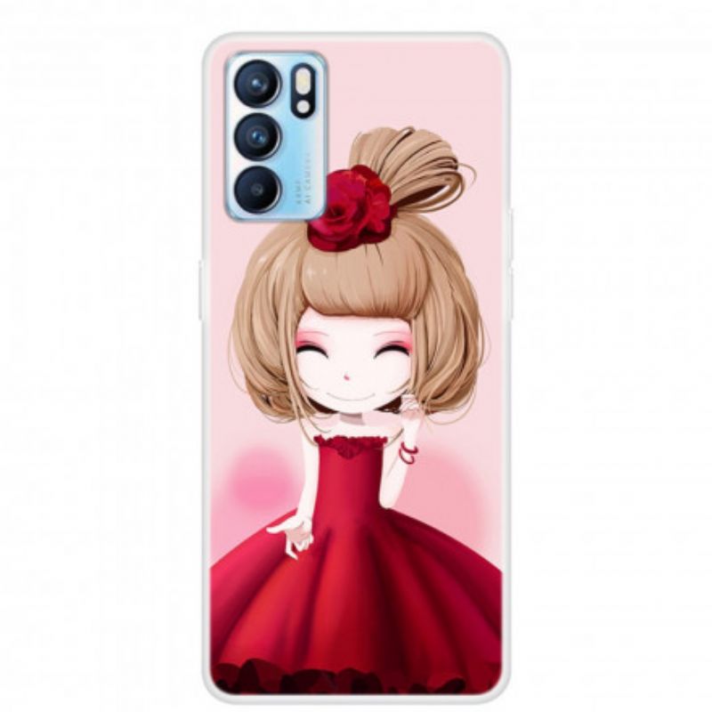 Coque Oppo Reno 6 5G Manga Lady