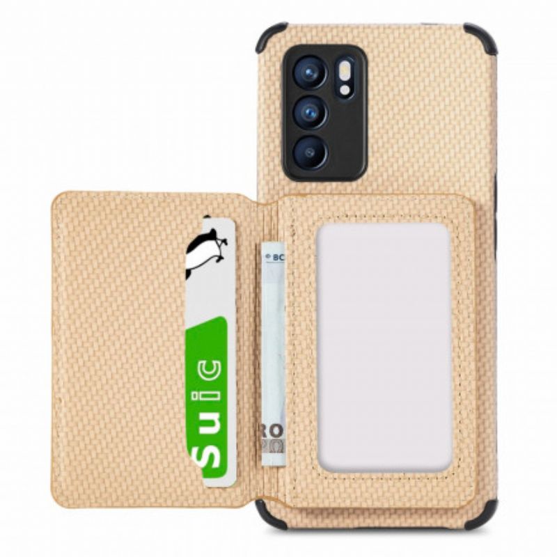 Coque Oppo Reno 6 5G Rfid Porte-cartes Support