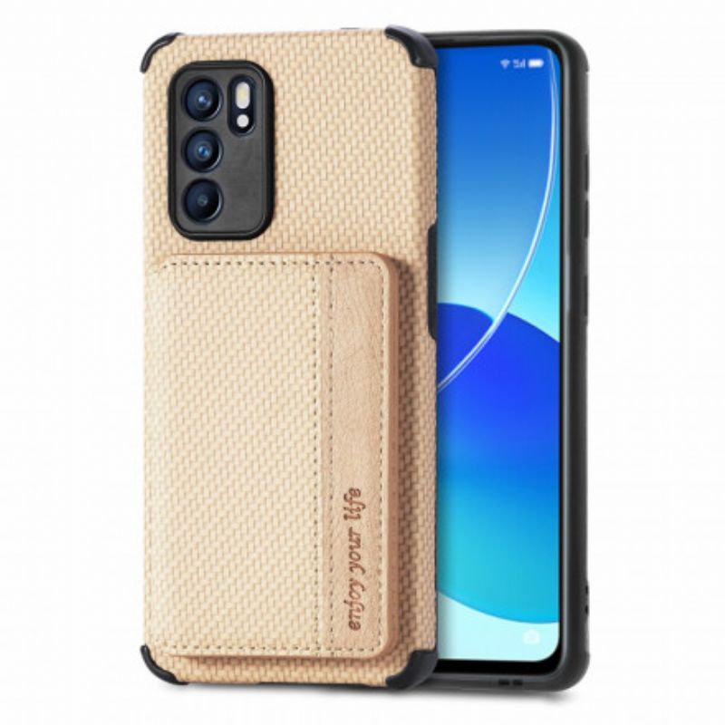 Coque Oppo Reno 6 5G Rfid Porte-cartes Support