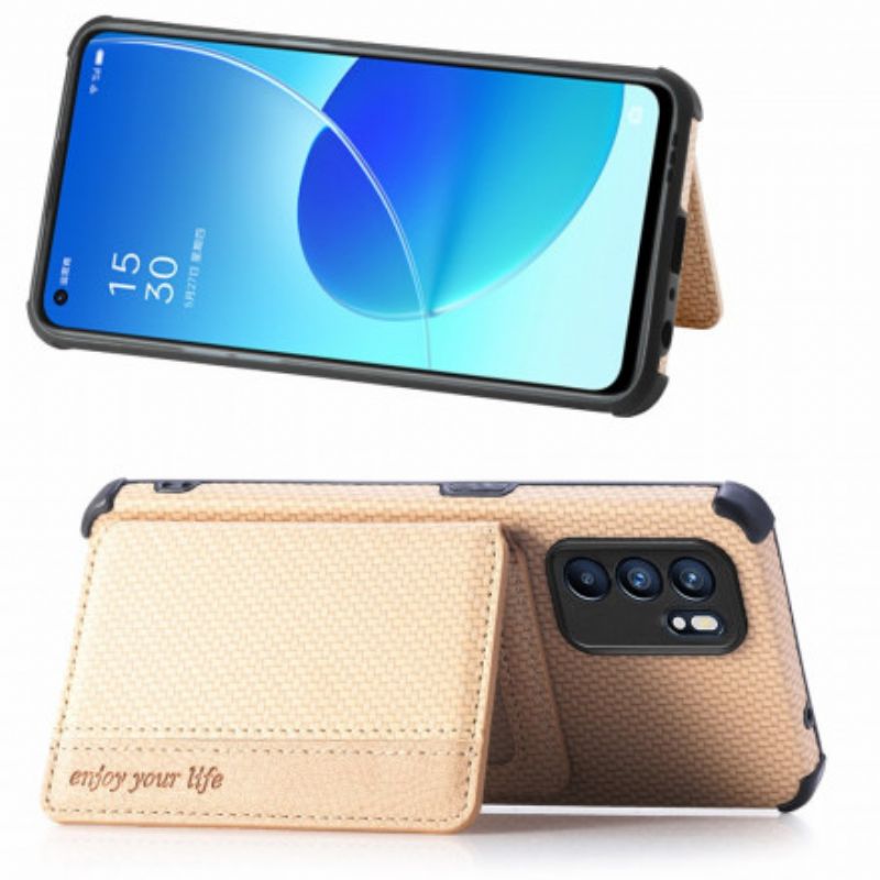 Coque Oppo Reno 6 5G Rfid Porte-cartes Support