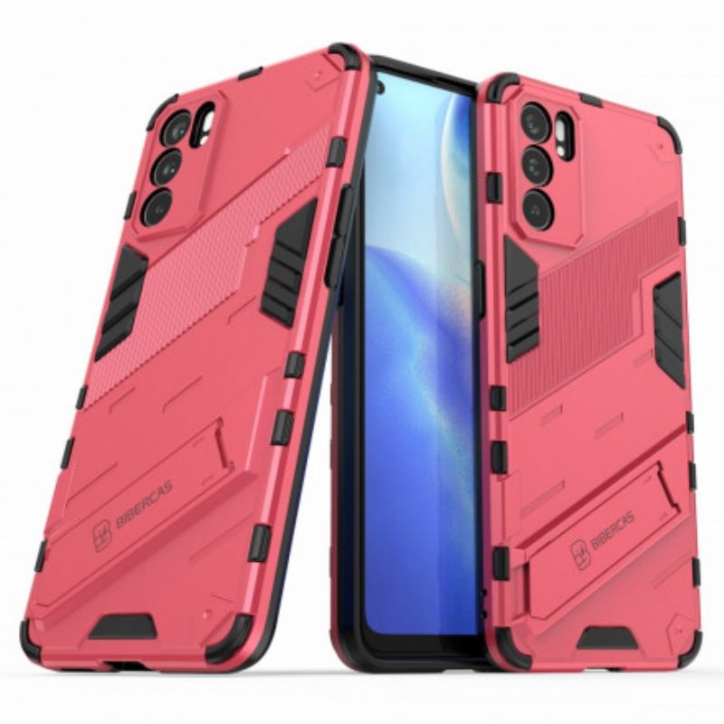 Coque Oppo Reno 6 5G Support Amovible Deux Positions Mains Libres