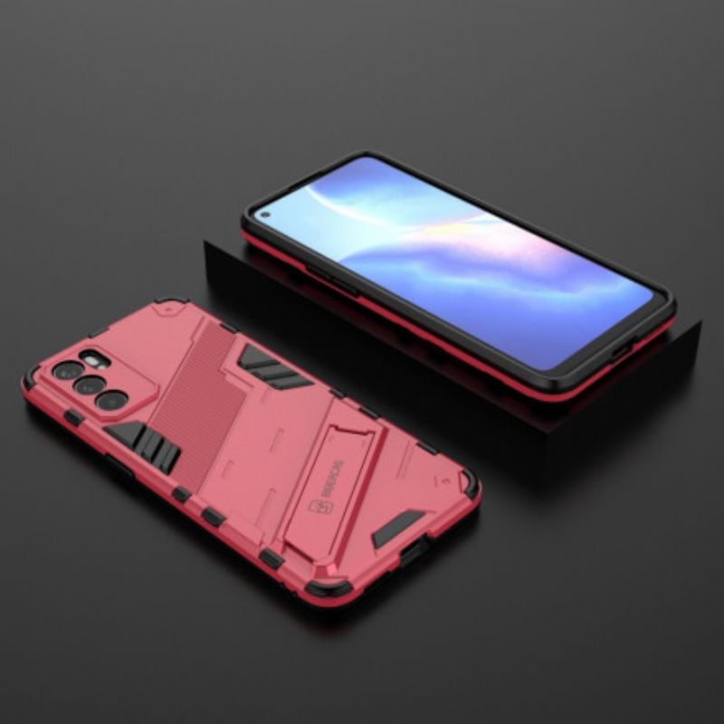 Coque Oppo Reno 6 5G Support Amovible Deux Positions Mains Libres