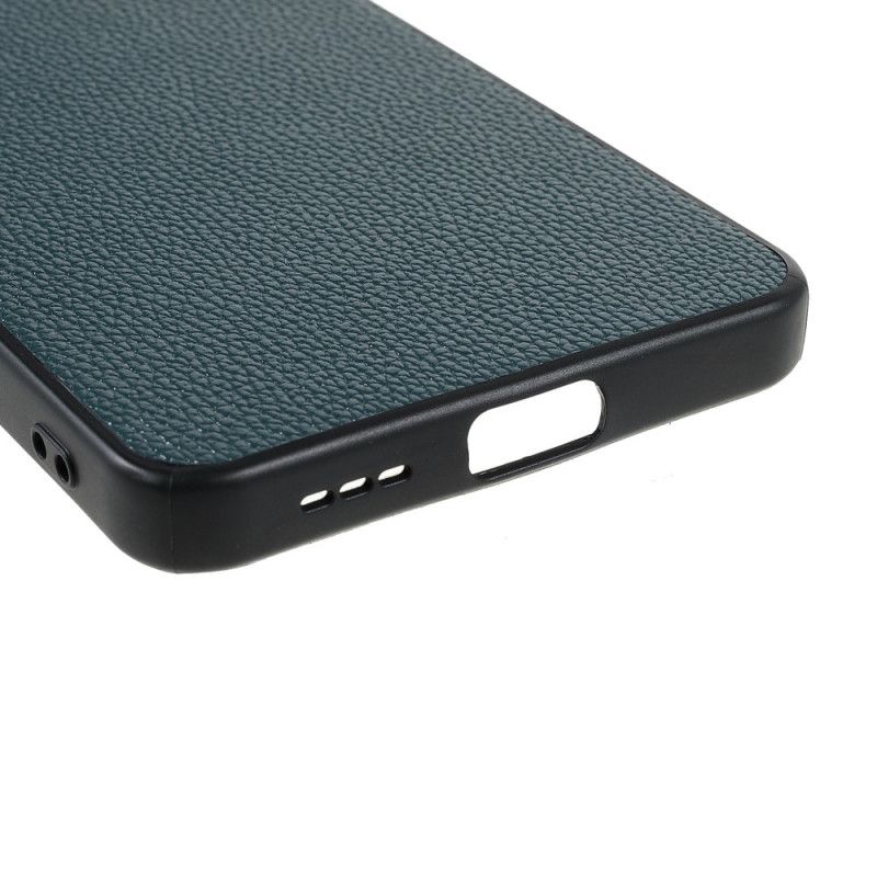 Coque Oppo Reno 6 5G Véritable Cuir Litchi