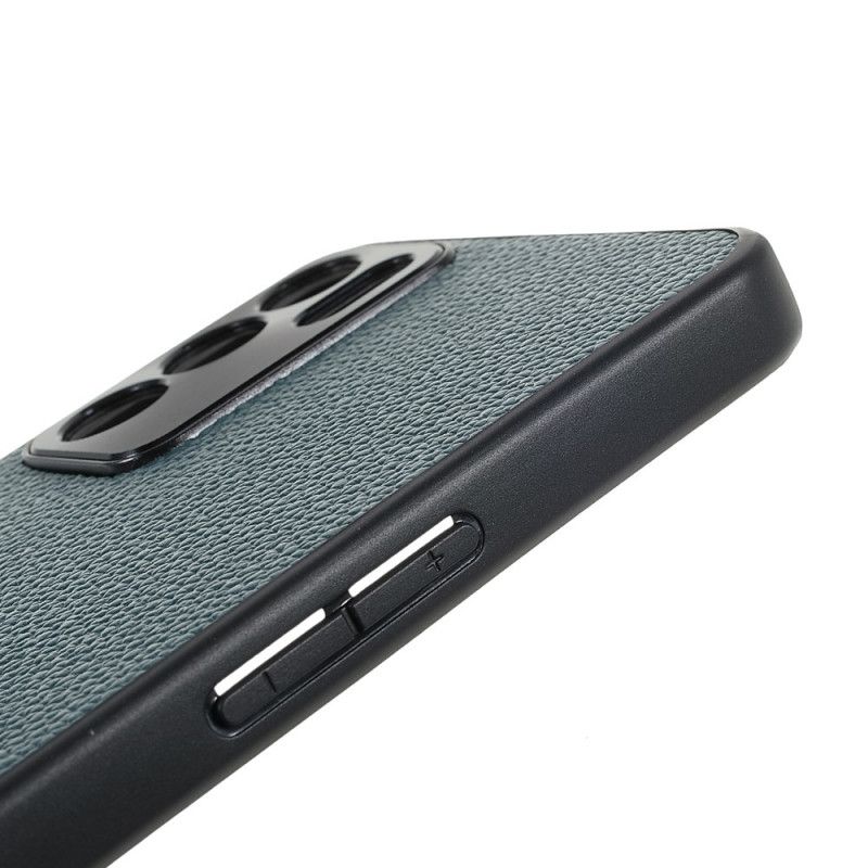 Coque Oppo Reno 6 5G Véritable Cuir Litchi