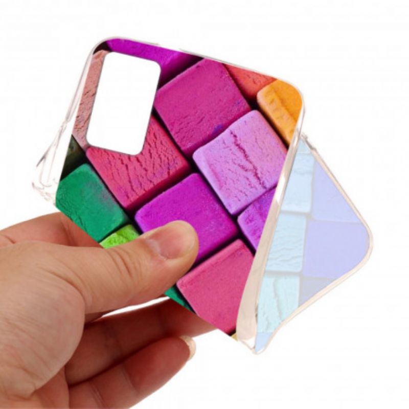 Coque Oppo Reno 6 Pro 5G Cubes Colorés