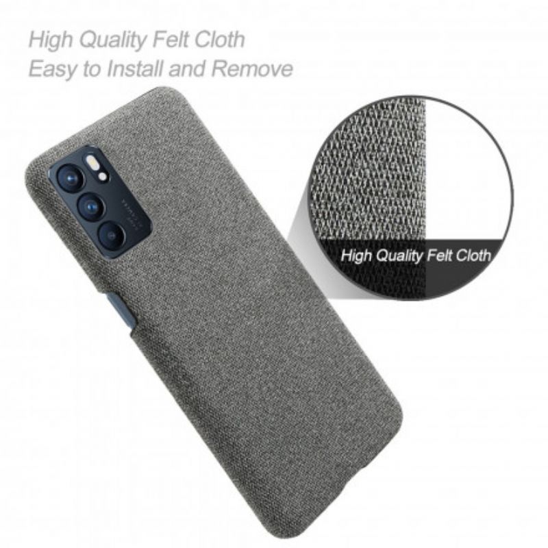 Coque Oppo Reno 6 Pro 5G Ksq Tissu Chic