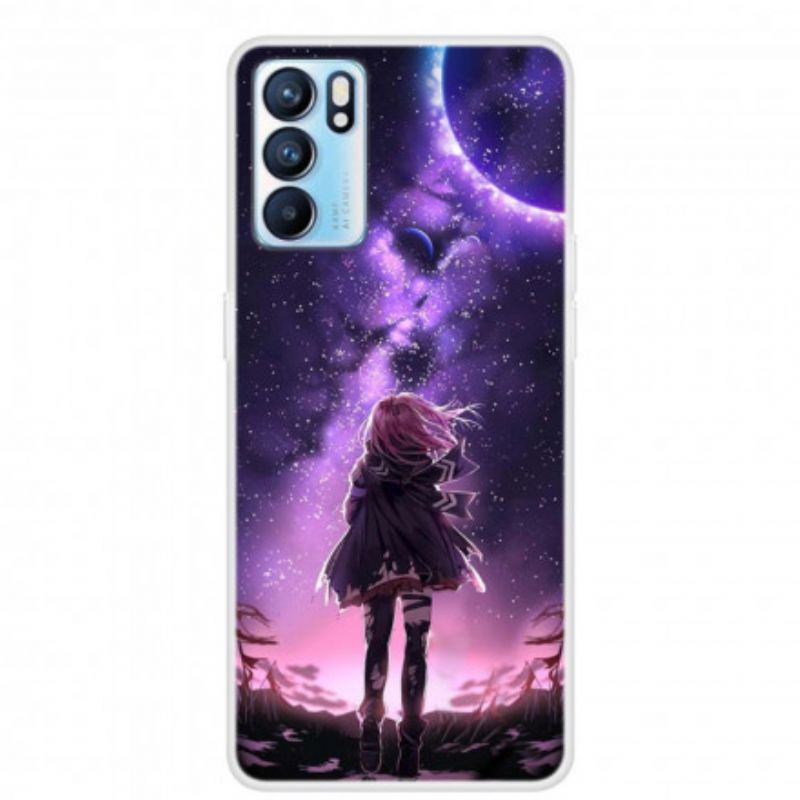 Coque Oppo Reno 6 Pro 5G Pleine Lune Magique