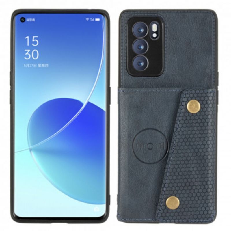 Coque Oppo Reno 6 Pro 5G Portefeuille À Snap