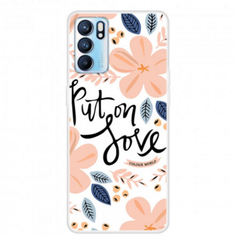 Coque Oppo Reno 6 Pro 5G Put On Love