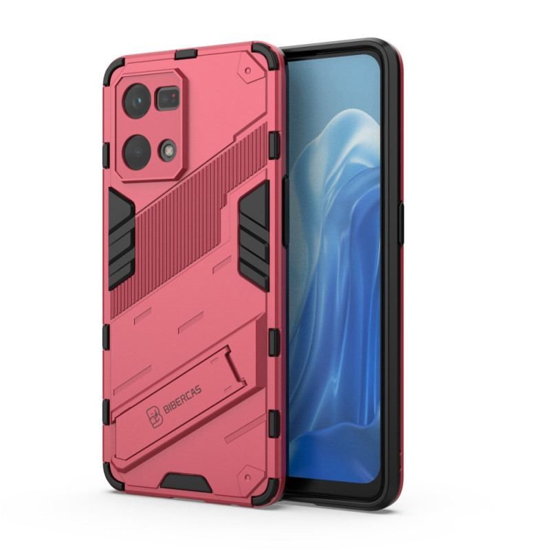 Coque Oppo Reno 7 Support Amovible Deux Positions Mains Libres