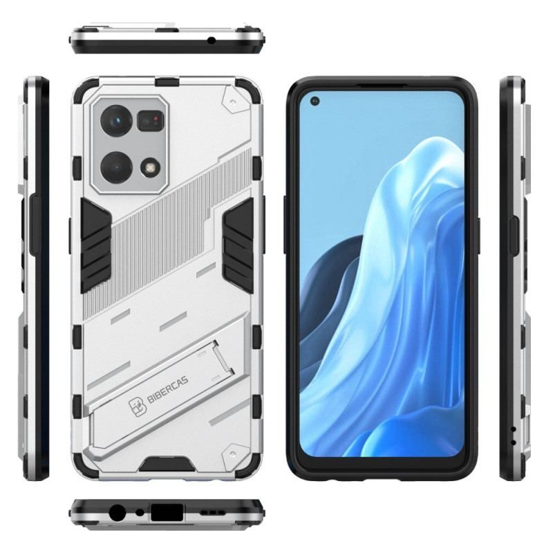 Coque Oppo Reno 7 Support Amovible Deux Positions Mains Libres