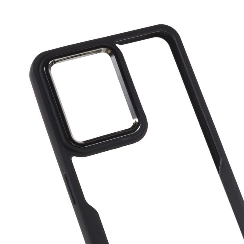 Coque Oppo Reno 7 Transparente Acrylique et Contour Coloré