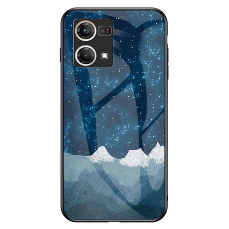 Coque Oppo Reno 7 Verre Trempé Motif