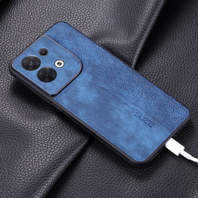 Coque Oppo Reno 8 Effet Cuir AZNS