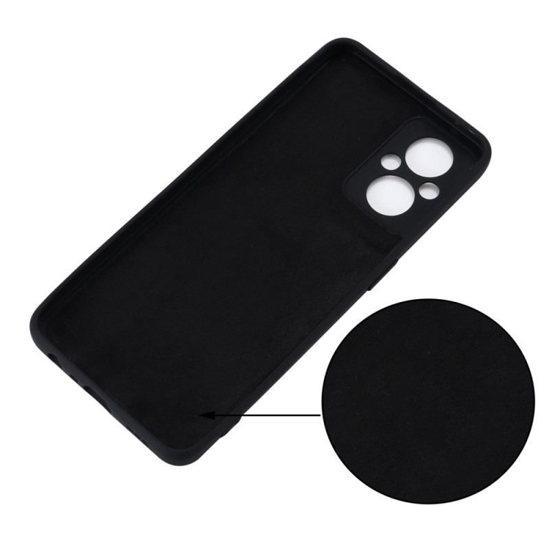 Coque Oppo Reno 8 Lite Silicone Liquide à Lanière