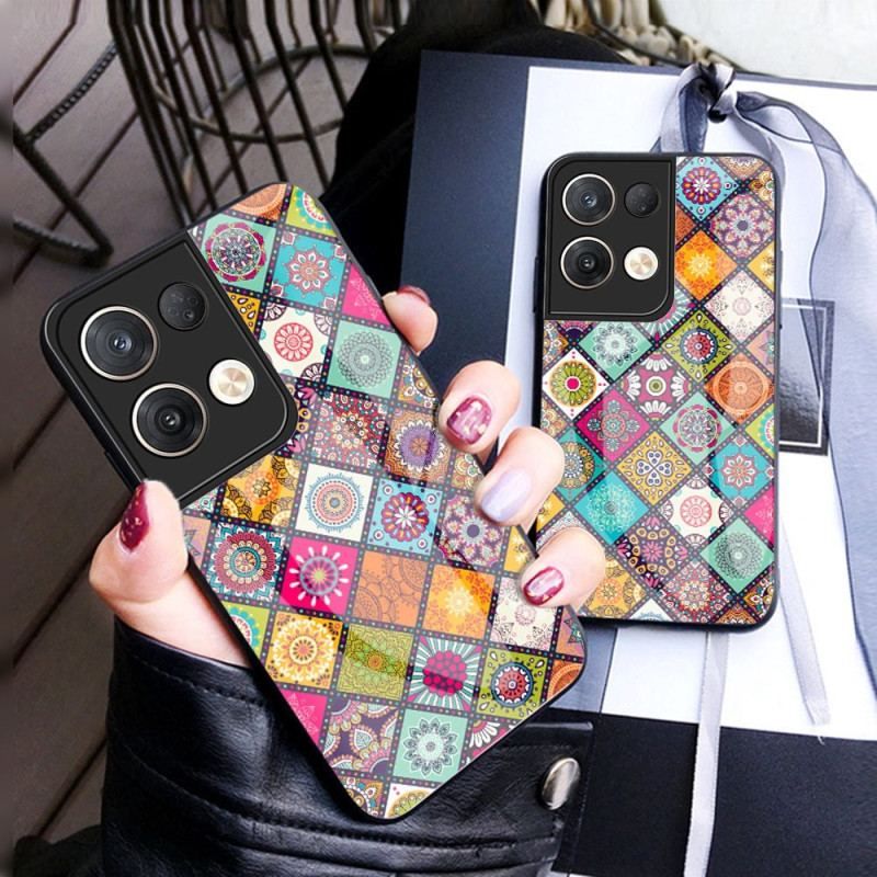 Coque Oppo Reno 8 Pro Patchwork