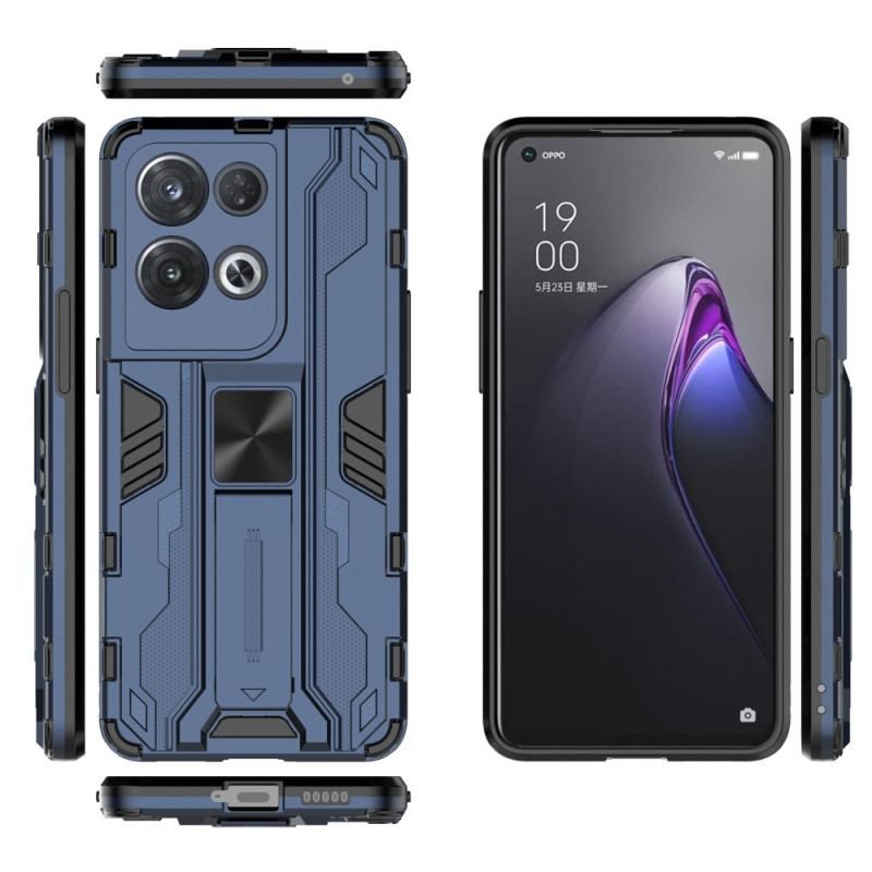 Coque Oppo Reno 8 Pro Support Amovible Vertical et Horizontal