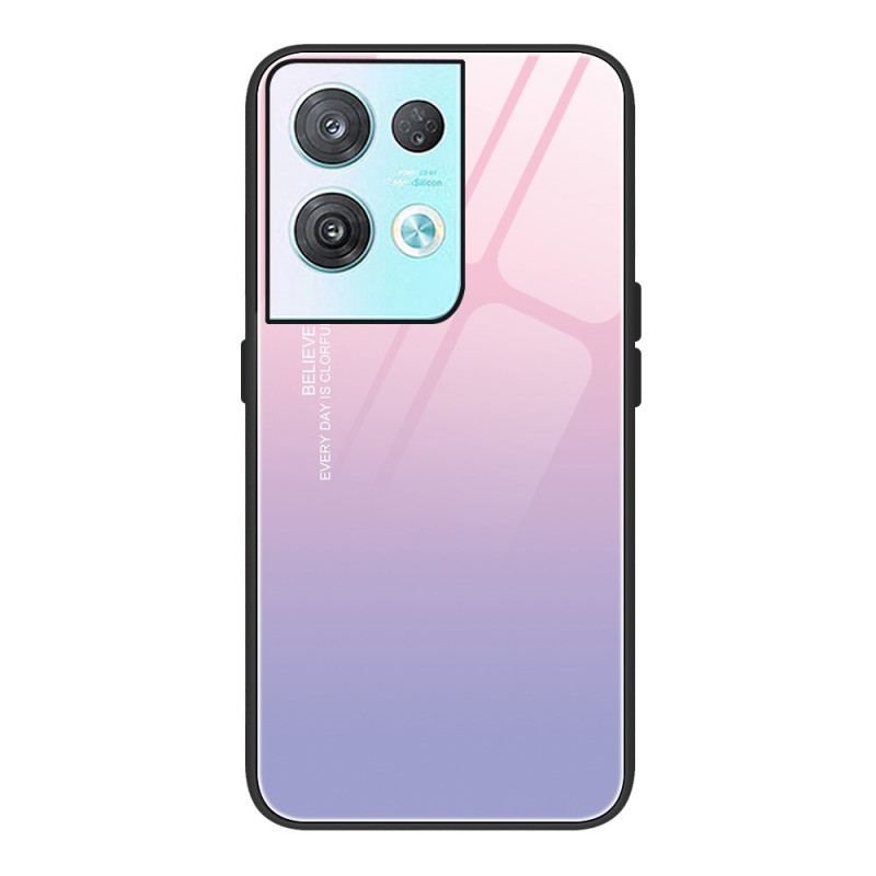 Coque Oppo Reno 8 Pro Verre Trempé Gradient