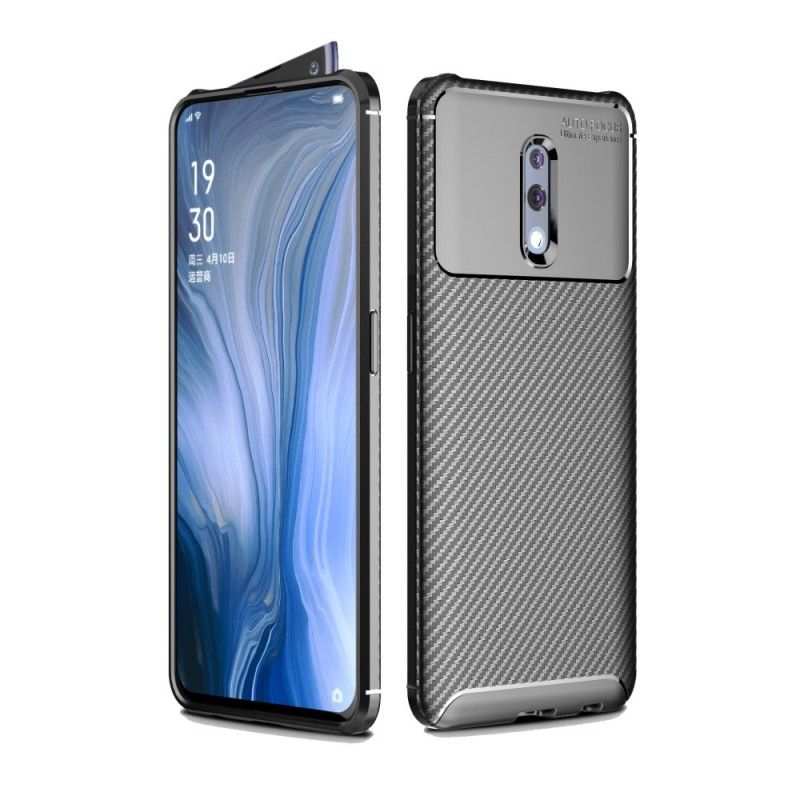 Coque Oppo Reno Flexible Fibre Carbone