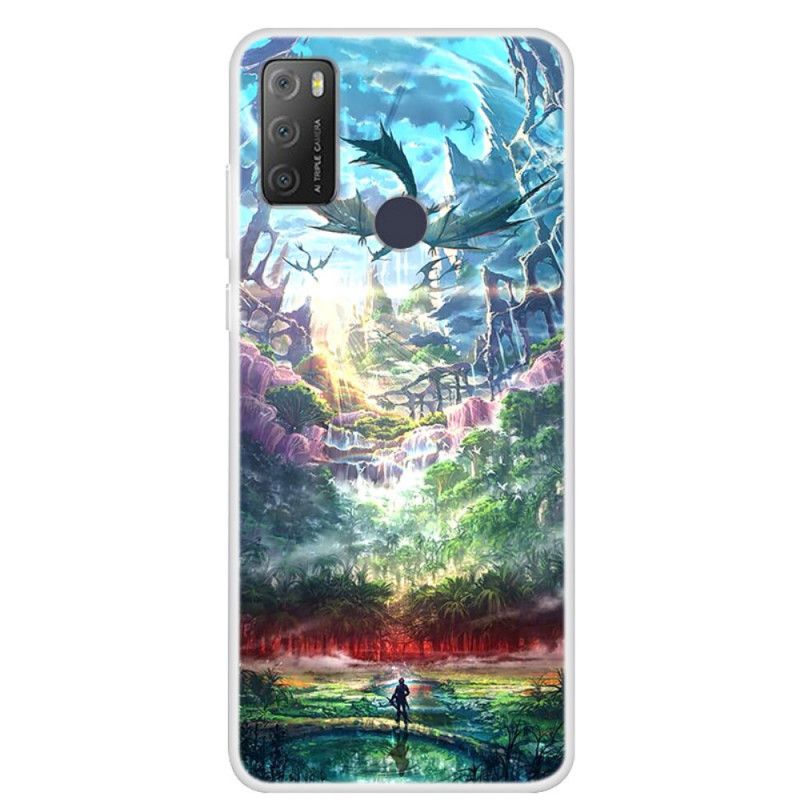 Coque Pour Alcatel 3L (2021) / 1S (2021) Nature Paradisiaque