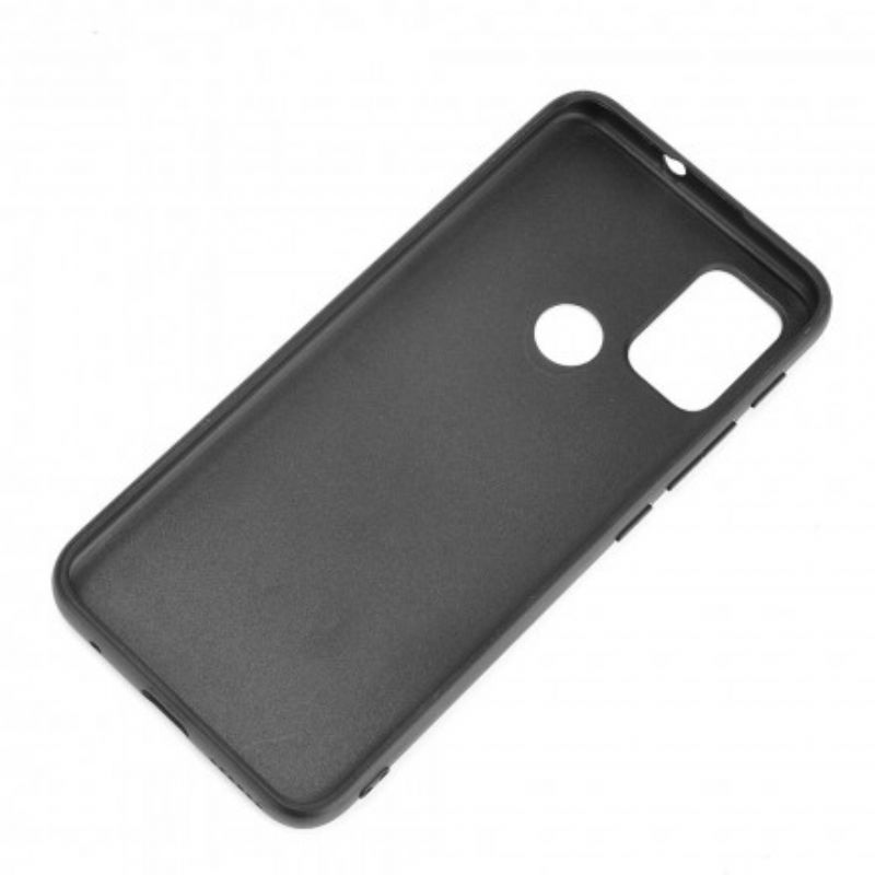 Coque Pour Moto G30 / G10 Effet Cuir Couture