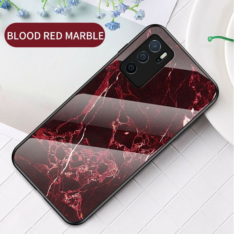 Coque Pour Oppo A16 / A16s Verre Trempé Marble Colors