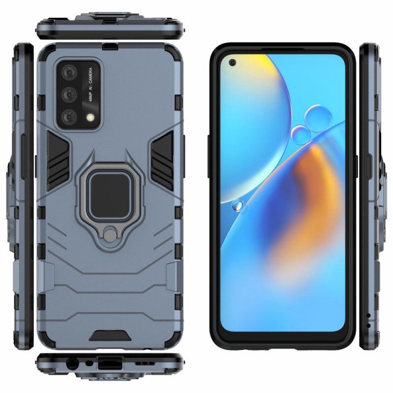 Coque Pour Oppo A74 4G Ring Résistante