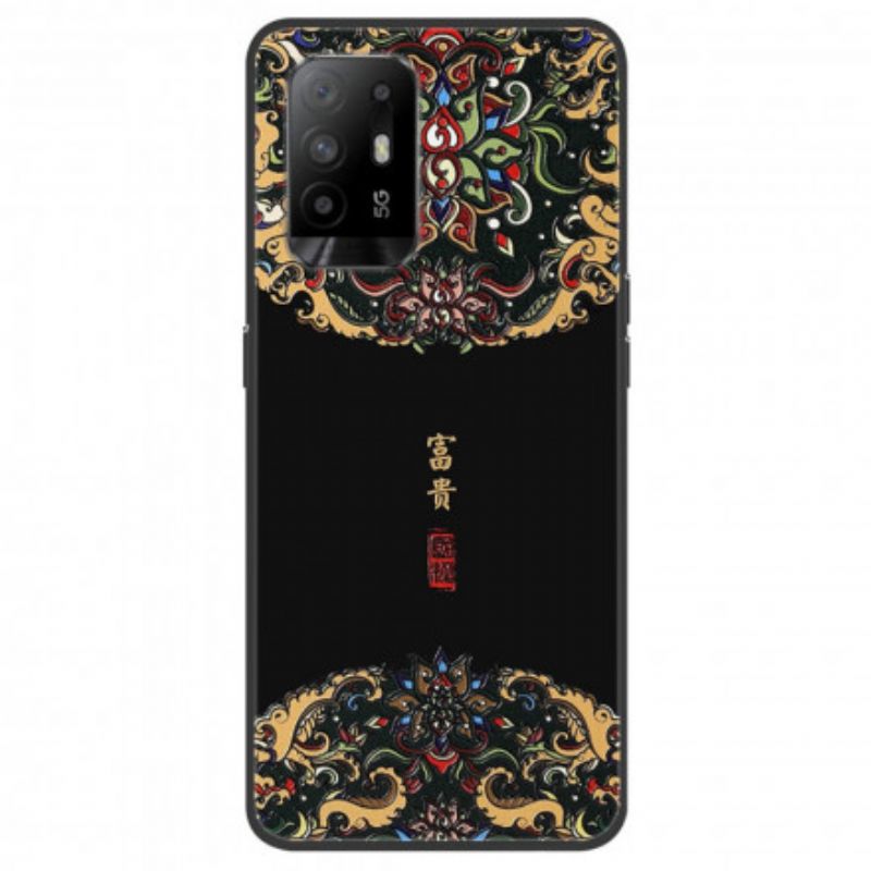 Coque Pour Oppo A94 5G Mandala Design Asiatique