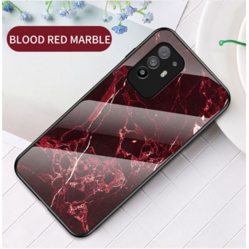 Coque Pour Oppo A94 5G Verre Trempé Marble Colors