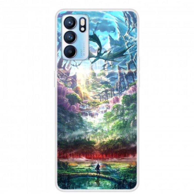 Coque Pour Oppo Reno 6 5G Dragon